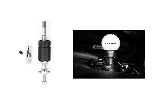 2018-2023 Mustang Steeda Tri-Ax Street Short Throw Shifter & Shift Knob Combo