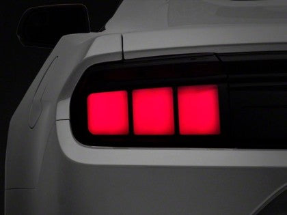 2015-2023 Mustang Raxiom Profile LED Tail Lights Gloss Black Housing Smoked Lens