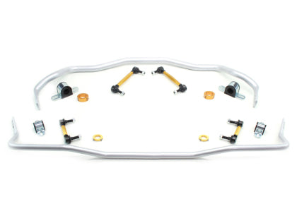 2015-2024 Mustang Whiteline Heavy Duty Adjustable Front and Rear Sway Bars with End Links