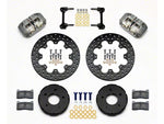 1994-2004 Wilwood DynaPro Drag Race Front Big Brake Kit; Anodized Gray Calipers