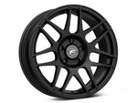 2005-2025 w/o Performance Pack Forgestar F14 Drag Matte Black Wheel; Front Only; 17x7; 6mm Offset