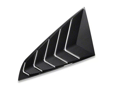2024-2025 Mustang SpeedForm Sport Quarter Window Louvers Carbon Fiber Appearance