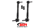 2005-2014 BMR End Link Kit for Front Sway Bar; Black