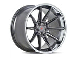 2005-2025 Ferrada Wheels CM2 Matte Graphite with Chrome Lip Wheel; 19x8.5; 35mm Offset