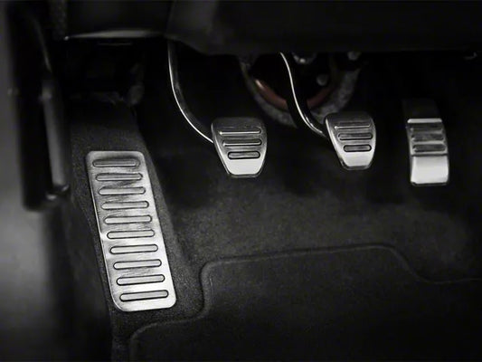 2015-2023 Mustang SpeedForm Dead Pedal Cover; Polished
