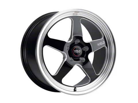 2005-2025 WELD Street Performance Ventura Gloss Black Milled Wheel; 19x9; 35mm Offset