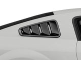 2005-2009 Quarter Window Louvers; Gloss Black