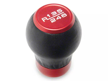 2024-2025 Mustang GT, Dark Horse SpeedForm 6-Speed Leather Shift Knob