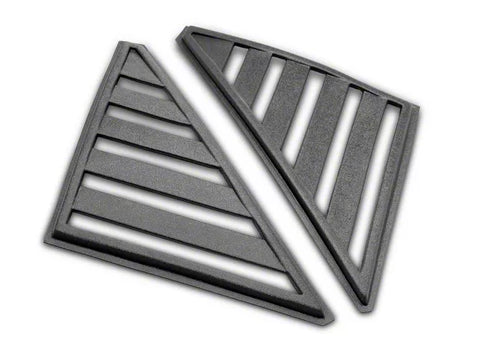 1979-1986 SpeedForm Hatchback Quarter Window Louvers; Unpainted