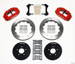 1994-2004 Wilwood Superlite 6R Front Big Brake Kit with 12.90-Inch Slotted Rotors; Red Calipers