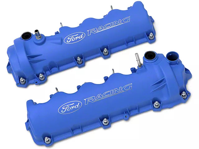 2005-2010 Ford Performance Laser Etched Valve Covers; Blue – Modify My ...