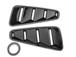 2010-2014 Quarter Window Louvers; Carbon Fiber Appearance