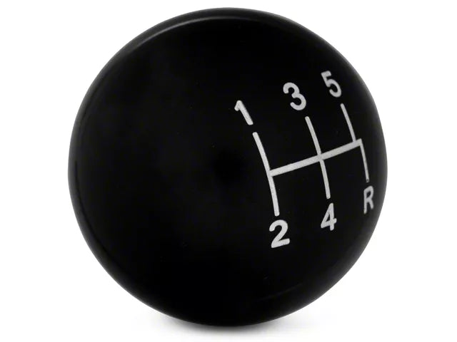 2005-2009 Retro Style 5-Speed Shift Knob; Black