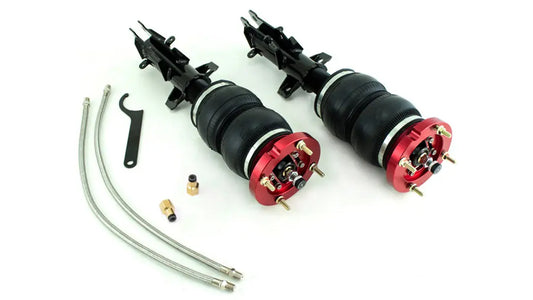 2005-2014 Mustang Air Lift Performance 3P Complete Air Suspension Kit; 1/4-Inch Lines (Chrome Compressor)