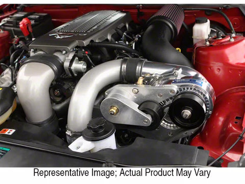 2005-2009 Procharger Stage II Intercooled Supercharger Complete Kit with P-1SC-1; Black Finish