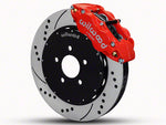 1994-2004 Wilwood Superlite 6R Front Big Brake Kit with 14-Inch Drilled and Slotted Rotors; Red Calipers