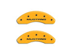 1994-1998 MGP Brake Caliper Covers with GT Logo; Yellow; Front and Rear