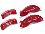 1999-2004 MGP Brake Caliper Covers with GT Logo; Red; Front and Rear