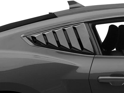 2024-2025 Mustang SpeedForm Vintage Quarter Window Louvers Gloss Black