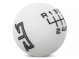 2011-2014 RTR 6-Speed Shift Knob; White/Black