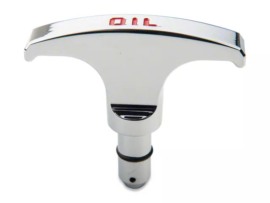 2005-2023 Modern Billet Oil Dipstick Handle; Chrome