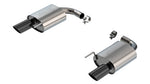 2024-2025 Mustang GT w/o Active Exhaust Borla ATAK Axle-Back Exhaust with Black Chrome Tips