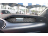 2015-2023 Mustang Passenger Side Glove Box Accent Accent Trim; Raw Carbon Fiber