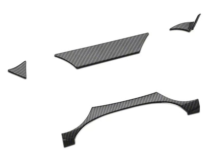 2015-2023 Mustang SpeedForm Instrument Panel Trim; Carbon Fiber Style