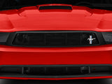 2010-2012 Cervini's Upper Billet Grille with Tri-Bar Pony Logo; Black