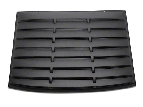 2005-2014 Rear Window Louvers; Textured ABS