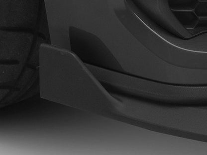 2024-2025 Mustang NYTOP Splitter Extension; Matte Black Polyurethane