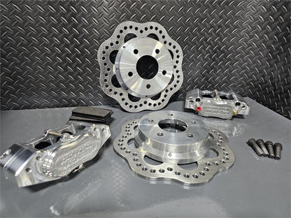 2024-2026 Mustang Dark Horse/ Performance Package Direct Bolt on Rear Pro-Lite Drag Race Brake Kit - Aerospace Components