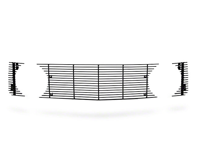 2005-2009 Modern Billet Pony Delete Grille; Black