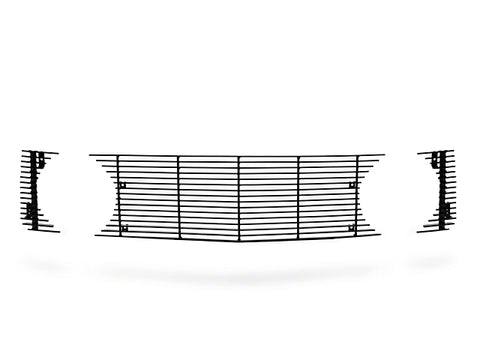 2005-2009 Modern Billet Pony Delete Grille; Black