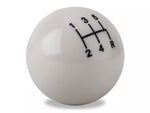 1979-2004 Mustang SpeedForm Modern Billet Retro Style 5-Speed Shift Knob; White