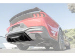 2024-2025 Mustang w/o Active Exhaust Performance Track Package Rear Diffuser; Glossy Black