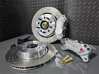 2005-2014 Mustang (Hat Style) Front Street Kit Dimpled and Slotted - Aerospace Components