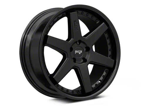 2005-2025 Niche Altair Gloss Black with Matte Black Lip Wheel; 20x9; 35mm Offset