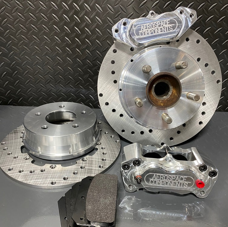 AED 2015-2023 Mustang Rear Drag Race Brake Kit - Aerospace Components