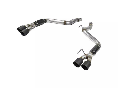 2018-2023 Mustang GT w/o Active Flowmaster Outlaw Axle-Back Exhaust System with Black Tips