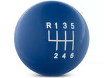 2011-2014 Modern Billet Retro Style 6-Speed Shift Knob; Blue