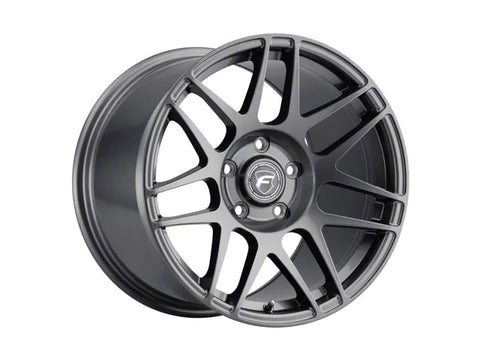 2005-2025 Forgestar F14 Drag Gloss Anthracite Wheel; Rear Only; 17x10; 50mm Offset