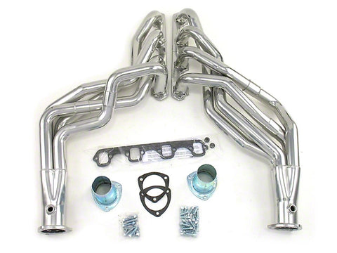 1979-1993 1-3/4-Inch 4-Tube Full Length Headers; Metallic Ceramic