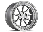 2005-2025 Aodhan DS-X Silver with Machine Face Wheel; 19x9.5; 30mm Offset