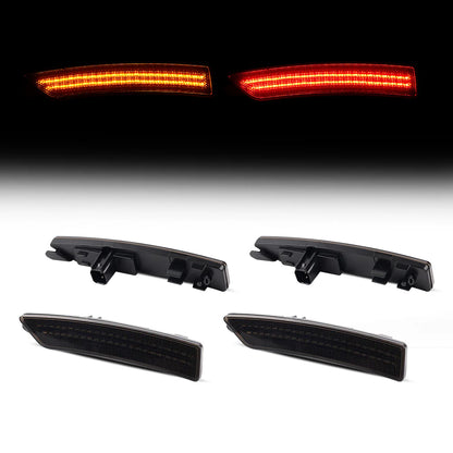 2024-2025 Ford Mustang S650 Smoke LED Side Markers (SET) (Smoked or Clear)