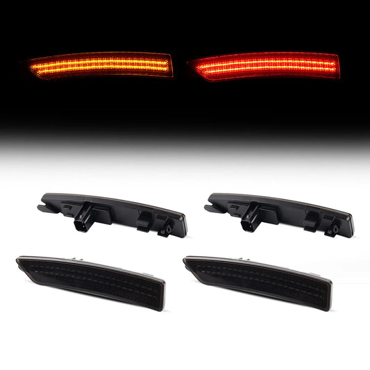 2024-2025 Ford Mustang S650 Smoke LED Side Markers (SET) (Smoked or Clear)