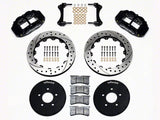 1994-2004 Wilwood Superlite 6R Front Big Brake Kit with 12.90-Inch Drilled and Slotted Rotors; Black Calipers