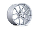 1994-2025 w/o Performance Pack Niche Prodigy 5 Silver with Machined Face Wheel; 18x8.5; 35mm Offset