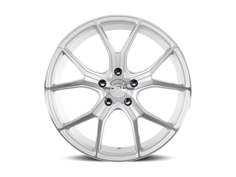 2005-2025 Dolce Performance Monza Gloss Silver Machined Face Wheel; 19x9.5; 40mm Offset