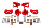 1979-2004 BMR Rear Coil-Over Conversion Kit with Control Arm Brackets; Red